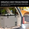 FM-65G 65 Quart Portable Refrigerator and Deep, AC 110V/ DC 12V, Real Chest Freezer for Car, Home, Camping, and RV with-8 F to 50 F Temperature...