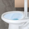 21Toilet, Elongated Toilets for Bathrooms, Two-Piece Toilet with Soft Close Seat, 1.28 Siphonic Flush Toilet with Universal Height ADA Cotton White