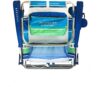 2 Backpack Beach Chairs with Storage Pouch and Towel Bar