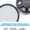 Nitro Max Electric Drum Set with Mesh Pads & Bluetooth