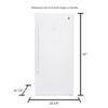 14.1 Cu. ft. White Frost-free Upright Freezer FUF14DLRWW