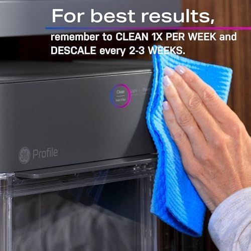 GE Profile Opal 2.0 XL with 1 Gallon Tank, Chewable Crunchable Countertop Nugget Ice Maker, Scoop included, 38 lbs in 24 hours, Pellet Ice Machine...