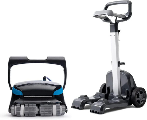 Dolphin Nautilus CC Plus Wi-Fi Automatic Robotic Pool Vacuum Cleaner, Always Cleaning, Never Charging, with Wall Climbing Scrubber Brush, Ideal...