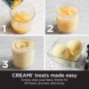 Ninja NC301 CREAMi Ice Cream Maker, for Gelato, Mix-ins, Milkshakes, Sorbet, Smoothie Bowls & More, 7 One-Touch Programs, with (2) Pint Containers...