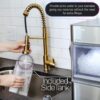 GE Profile Opal 2.0 XL with 1 Gallon Tank, Chewable Crunchable Countertop Nugget Ice Maker, Scoop included, 38 lbs in 24 hours, Pellet Ice Machine...