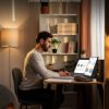 ARZOPA Portable Monitor, 15.6'' 1080P FHD Laptop Monitor USB C HDMI Computer Display HDR Eye Care