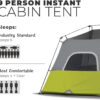 Core 9 Person Instant Cabin Tent - 14' x 9', Green (40008)
