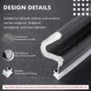 Door Weather Stripping Soundproof Door Seal Strip V-Shaped "Q" Foam Kerf Weather Stripping