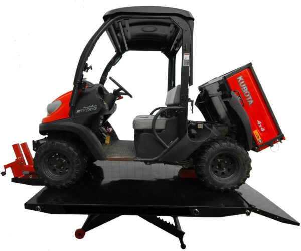 APlusLift MT1500X 1500LB Air-Operated Motorcycle & ATV Lift Table 48" Wide with Side Extensions, 2-Year Warranty