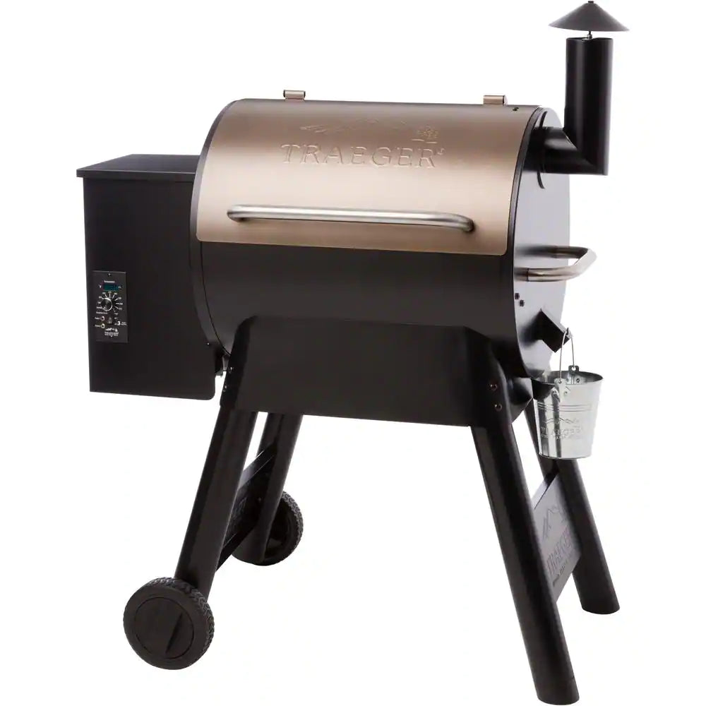 9161e0f52e7c45cd502a086a1c53e63d16b3b217d35aa2c169b9252e3e609cf5 Pro Series 22 Pellet Grill in Bronze
