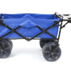 All Terrain Beach Wagon with Side Table|Heavy Duty Collapsible Folding Cart with Large Wheels for Beach Day, Picnic, Camping, Outdoor Activities |...