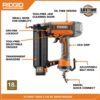 6 Gal. Portable Electric Pancake Air Compressor w/ 18GA Brad Nailer, 16GA Straight Finish Nailer, & 18GA Finish Stapler R69603FK