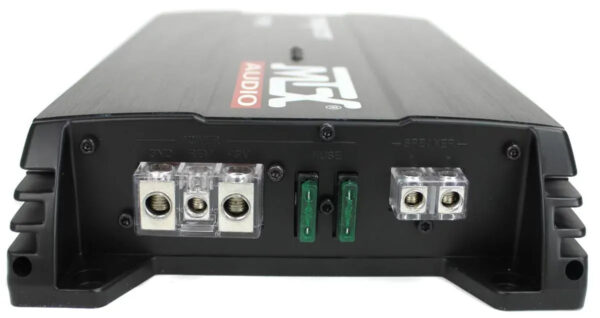 MTX 12" Dual Loaded Car Subwoofer w/Sub Box, Amplifier, & QPower Wiring Kit