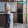EUHOMY 3.2 Cu.Ft Mini Fridge with Freezer 2-Door Compact Refrigerator for Bedroom, Dorm, Office or Apartment, Silver