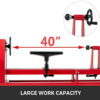 Mophorn Wood Lathe 14" x 40", Benchtop Wood Lathe with 3 Chisels