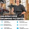 Nitro Max Electric Drum Set with Mesh Pads & Bluetooth