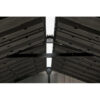 Oakland 7 x 7 FT Rustic Worn Wooden Texture Storage Shed with High Ceiling And Victorian Window