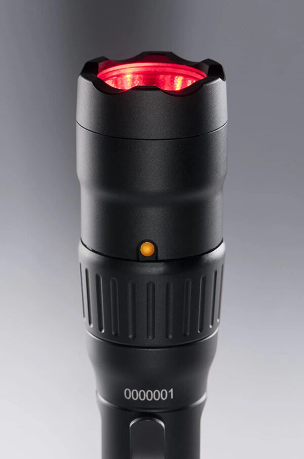 7600 Rechargeable Tactical Flashlight (Black)