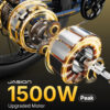 Thunder Electric Bike 1500W 30+MPH 80Miles Range Fat Tire Hydraulic Disc Brakes