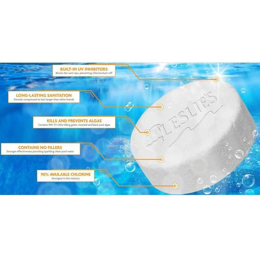 Leslie s 3 in. Jumbo Chlorine Pool Tabs 20 lbs. Bucket