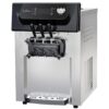 2200W Commercial Ice Cream Machine, 3 Flavor Soft Serve Ice Cream Machine, 5.3-7.4 Gal/Hr, with LCD Touch Screen, Automatic Cleaning, High...