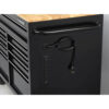 46-in W x 24.5-in D 9-Drawer Mobile Workbench with Hardwood Top and Power Station Gloss Black