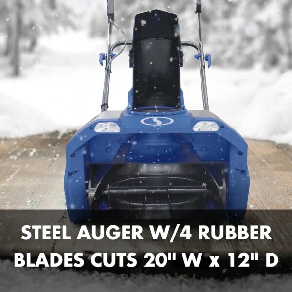 24V-X2-20SB 20-Inch 48 Cordless Snow Blower, Kit (w/2 x 24-Volt 4.0-Ah Batteries and Charger)