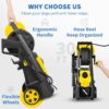 Advanced Powerful 2000PSI Electric Pressure Washer With 5 Nozzles