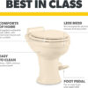 320 Series Standard Height RV Toilet - White