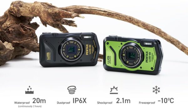 The black all-weather weather exploration camera features excellent waterproof, dustproof and shockproof capabilities, and is equipped with a...