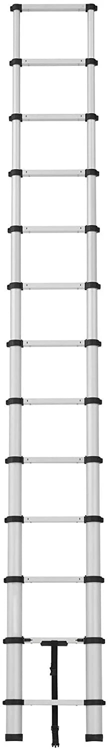 20313T1ASE SmartClose Telescoping Aluminum Ladder with Pinch-Free, Soft-Close Locking Mechanism (300-Pound Capacity, 12.5 ft. ladder with 16 ft....
