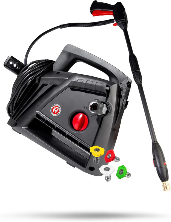 Electric Pressure Washer 2.0, Powerful 1.4 GPM 2000 PSI Car Pressure Washer Sprayer, Snub Nose & Tip Attachment, Use,Car Soap, Patio Boat RV...