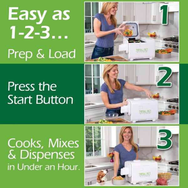 All-in-One Pet Food Maker Multicooker, 4.5 Quart, Mix & Dispense