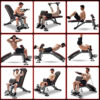 Adjustable Weight Bench - Utility Weight Benches for Full Body Workout, Foldable Flat