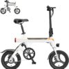 EB3 Electric Bike Adults 21mph, 500W Peak Motor, 270Wh Battery, Rear Suspension, 3 Levels Assist, 14" Folding Ebike for Adults and Teens, Complies...
