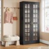Tribesigns 71-Inch Tall Shoe Cabinet with Doors, 8-Tier Shoe Storage with Adjustable Shelves, Modern Shoe Organizer Shoe Rack Cabinet for Entryway...