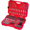 Mechanics Tool Set, SAE/Metric, 189-Piece