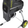 15 Amp Electric Silent Wood Chopper/Deburr Machine, cutting diameter 1.7 inches, reduction ratio 21:1, wheel diameter 7 inches, equipped with a...