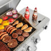 Monument Grills 17842 Stainless Steel 4 Burner Propane Gas Grill with Rotisserie