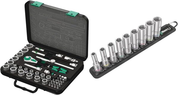5003594001 8100 SB 2 Zyklop 3/8" Metric Ratchet Set ( Piece of 43)