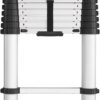 20313T1ASE SmartClose Telescoping Aluminum Ladder with Pinch-Free, Soft-Close Locking Mechanism (300-Pound Capacity, 12.5 ft. ladder with 16 ft....