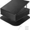 Roof attic exhaust fan, 50-watt intelligent solar roof ventilation fan, equipped with thermostat, remote control, 3000 cubic feet per minute...