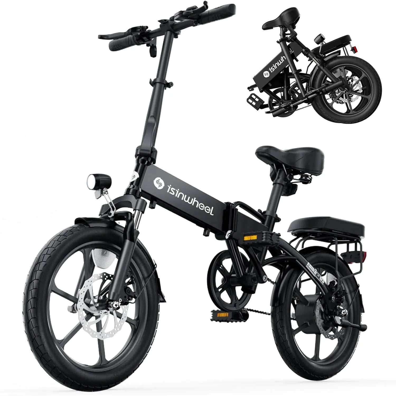 a645ee8b52712772199f9d6f131df6632b74c3b0dc4ef779f7d9412c11c41a05 Electric Bike for Adults 500W Motor, 20 mph Folding Ebike, 14"/16"/20" Adults Electric Bicycles with Smart Uphill, 280.8Wh Battery, 25 Miles PAS...