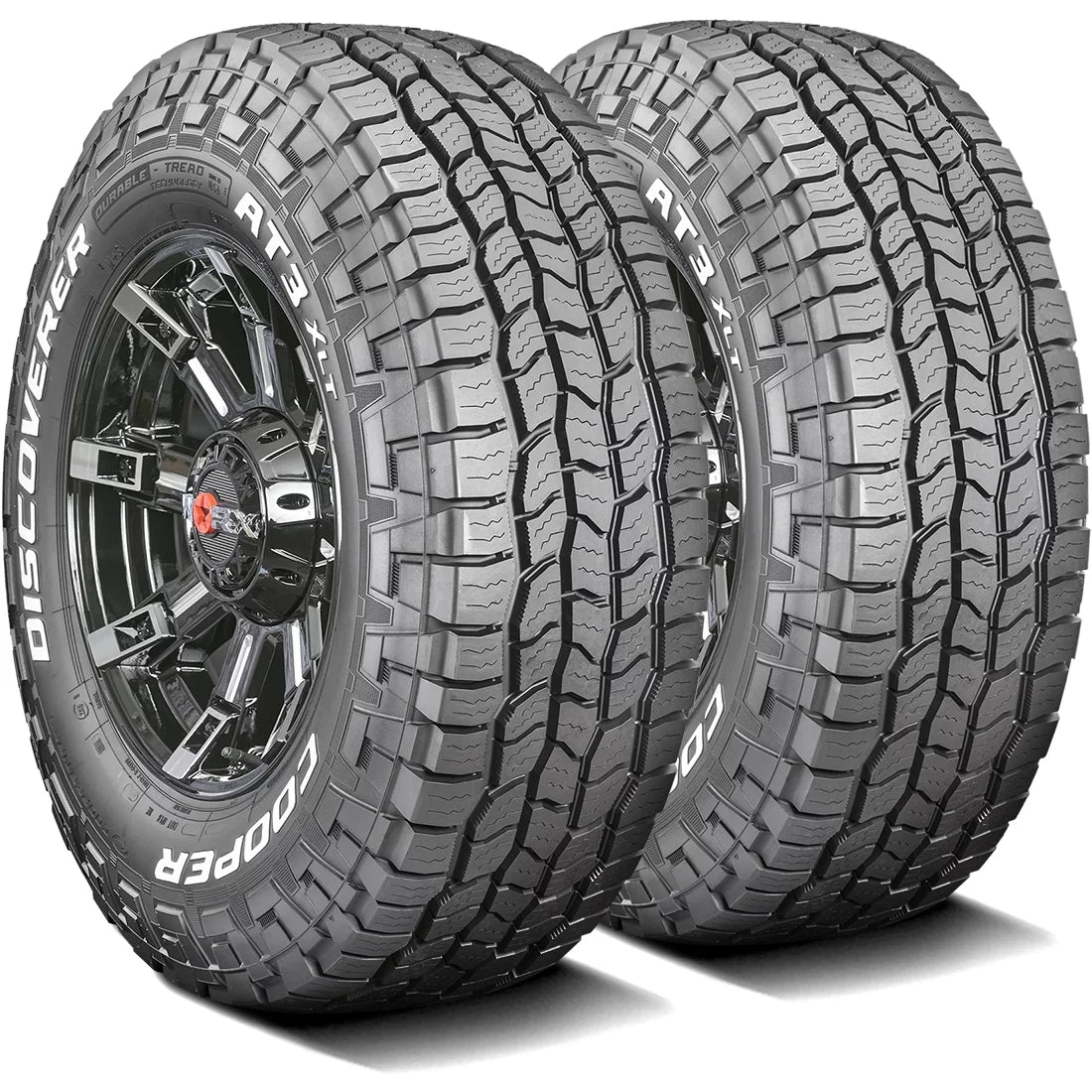 Cooper Discoverer AT3 XLT All Terrain Tires 285/75R16 10 Ply E Fits Light Trucks & Hummer H3 Models