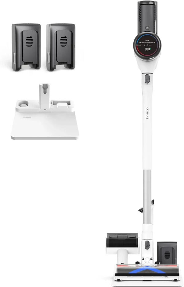 Cordless Vacuum Cleaner, Smart Stick Handheld Vacuum Strong Suction & Lightweight, Cordless Handheld Vacuum Deep Clean Hair, Hard Floor, Carpet,...