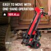 PowerSmart Electric Log Splitter 7-Ton - Efficient Wood Splitter with 3500 Motor Speed, 15 Amp, Horizontal Full Beam Design and Steel Wedge for...