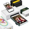 Liene 4 6 Photo Printer with Wi-Fi, 100 Sheets, Thermal-Dye Sublimation, for iPhone & Android