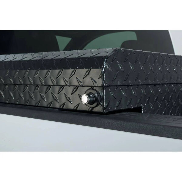 Husky 61.86 Matte Black Aluminum Low Profile Truck Box for Mid-Size Trucks
