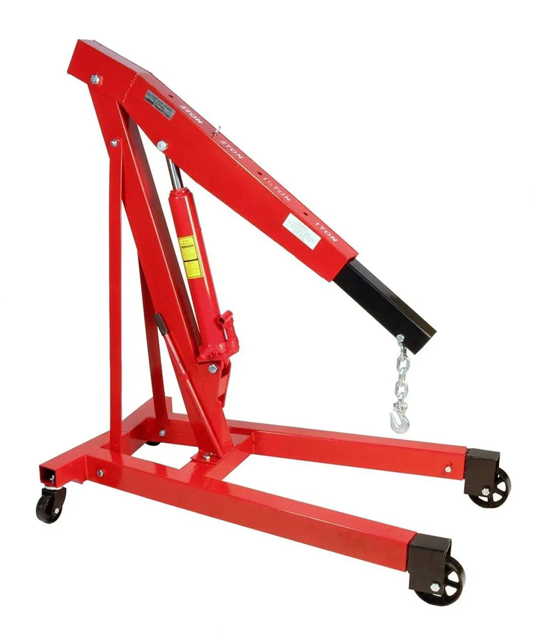 ab969e18480aff9a5a255dfd5f5660f1225b8b7796cb406077eec7a1d88605e5 Dragway Tools 3 Ton 6000 LB Heavy Duty Engine Hoist Cherry Picker Shop Crane