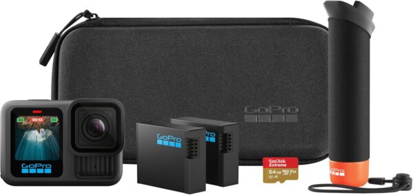 Black - Waterproof Action Camera with 5.3K60 Video, 27MP Photo + Compatability with HB-Series Lenses